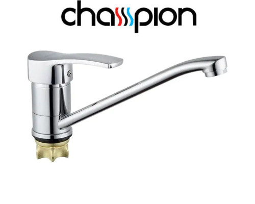 Смеситель для кухни елка на гайке 25см Champion Ped (Chr-555-279) Nut