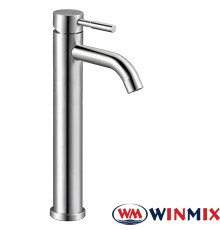 Смеситель для умывальника высокий WINMIX Sus-001B HIGH, Польша (нержавеющая сталь)