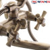 Смеситель для ванны короткий нос WINMIX Premium Retro Bronze Euro (Chr-142)