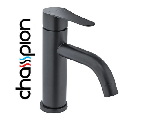 Смеситель для умывальника Champion SAP-001-B Black, SUS304 из нержавеющей стали