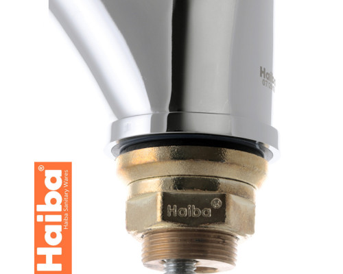 Змішувач для кухні Вухо на гайці HAIBA OPUS Chr-777 (nut)