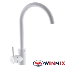 Змішувач для кухні Вухо WINMIX Sus White 011 білий (Chr-011), Польща (нержавіюча сталь)