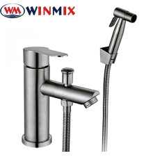 Смеситель для умывальника с лейкой Winmix "Dax" (Chr-001SH), Польша (нержавеющая сталь)