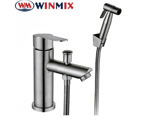 Смеситель для умывальника с лейкой Winmix "Dax" (Chr-001SH), Польша (нержавеющая сталь)