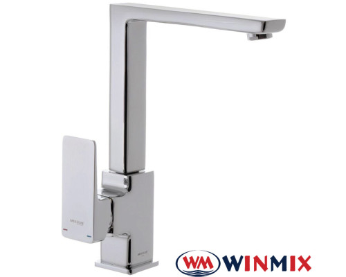 Смеситель для кухни Ухо на гайке Winmix Premium Kvadro (Chr-017), Польша