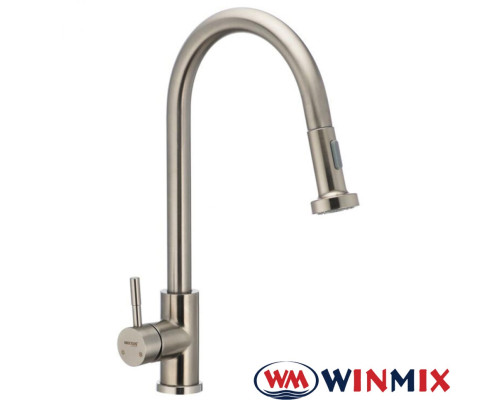Змішувач для кухні Вухо WINMIX Sus 014А (Chr-014A), Польща (нержавіюча сталь)