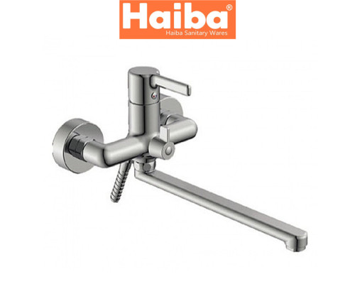 Смеситель для ванны длинный нос HAIBA Markus EURO (Chr-006)
