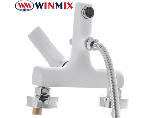 Змішувач для ванни Winmix "Premium EVA WHITE" (Chr-009), Польща (латунь)