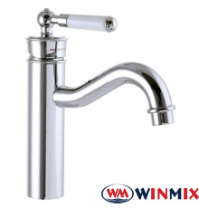 Смеситель для умывальника Winmix Premium Vintage Хром (Chr-001B), Польша