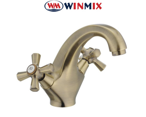Смеситель для умывальника WINMIX Premium Retro Bronze (Chr-161), Польша