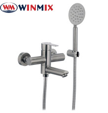 Смеситель для ванны короткий нос WINMIX DAX 009, Польша (нержавеющая сталь)