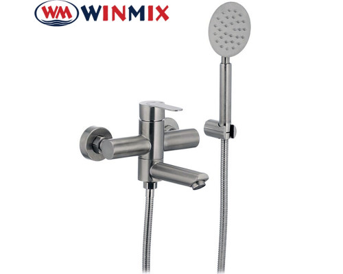 Змішувач для ванни короткий ніс WINMIX DAX 009, Польща (нержавіюча сталь)