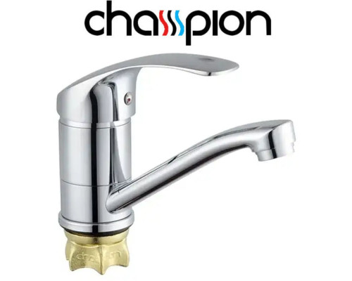 Смеситель для умывальника елка на гайке 15см Champion Ped (Chr-555-135) Nut