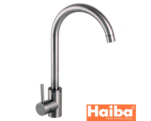 Змішувач для кухні Вухо HAIBA Sus 011 з нержавіючої сталі