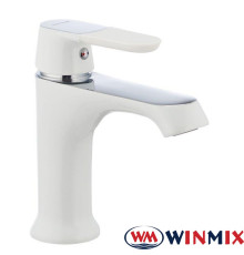 Смеситель для умывальника на гайке Winmix Premium Tiger White (белый) (Chr-001), Польша