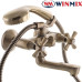 Смеситель для ванны короткий нос WINMIX Premium Retro Bronze Euro (Chr-142)