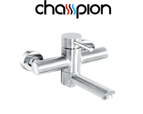 Смеситель для ванны короткий нос Champion SUS-009 Euro CHROME, из нержавеющей стали
