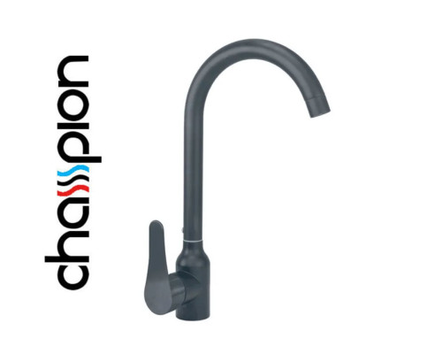 Смеситель для кухни Champion SAP-011 GRAPHITE, из нержавеющей стали