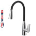 Змішувач для кухні Winmix PREMIUM MATIS NUT REFLECTOR BLACK (Chr-011 T) з рефлекторним силіконовим виливом, Польща