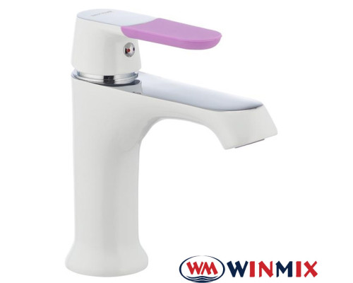Смеситель для умывальника на гайке Winmix Premium Tiger White (белый) (Chr-001), Польша
