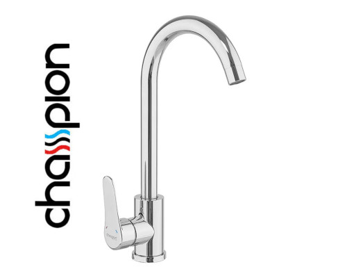 Смеситель для кухни Champion EZA-011 CHROME, из нержавеющей стали