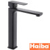 Смеситель для умывальника HAIBA Kubus BLACK Chr-001 (high)
