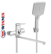 Змішувач для ванни довгий ніс Winmix Premium DEGAS EURO (Chr-006), Польща
