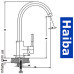 Змішувач для кухні Вухо HAIBA Sus 011 з нержавіючої сталі