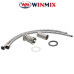 Змішувач для умивальника білий WINMIX Sus-001A White (Chr-001-A), Польща (нержавіюча сталь)