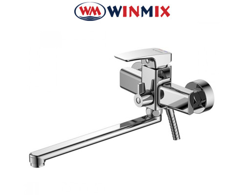 Смеситель для ванны длинный нос WINMIX Premiun Patrick EURO (Chr-006), Польша
