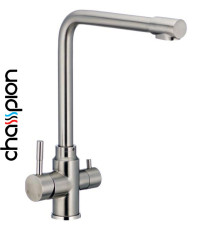 Змішувач для кухні Вухо під осмос Champion Sus 021 (Chr-021), Польща (нержавіюча сталь)