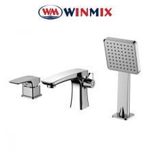 Смеситель для ванны врезная WINMIX Premium Patrick Euro на 3 отверстия (Chr-022), Польша