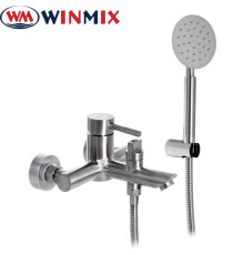 Змішувач для ванни короткий ніс WINMIX Sus EURO (Chr-142), Польща (нержавіюча сталь)