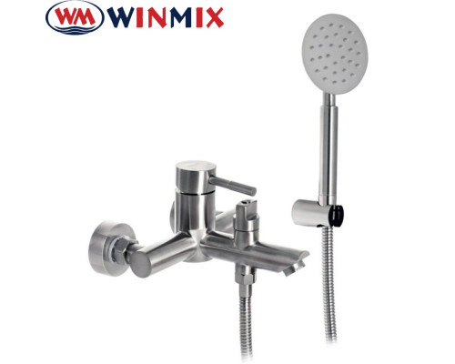 Змішувач для ванни короткий ніс WINMIX Sus EURO (Chr-142), Польща (нержавіюча сталь)