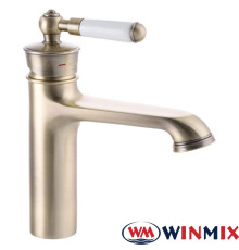 Смеситель для умывальника WINMIX Premium Vintage Bronze (Chr-001A), Польша