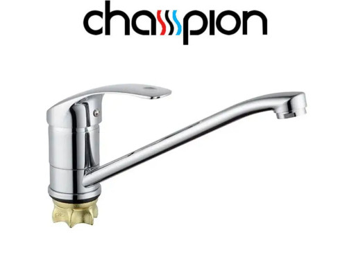 Смеситель для кухни елка на гайке 25см Champion Ped (Chr-555-135) Nut