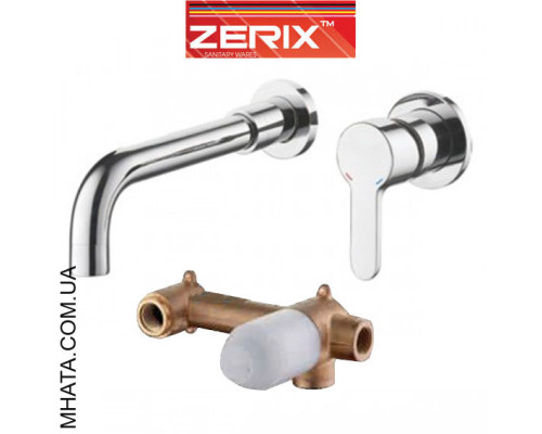 Змішувач для умивальника вбудований Zerix LR1003-1 (Chr-001)