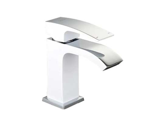 Смеситель для умывальника KB-12007-04 (Цвет хром и белый), Чехия