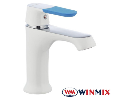 Смеситель для умывальника на гайке Winmix Premium Tiger White (белый) (Chr-001), Польша