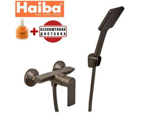 Змішувач для душу HAIBA ALEX GRAPHITE (Chr-003)