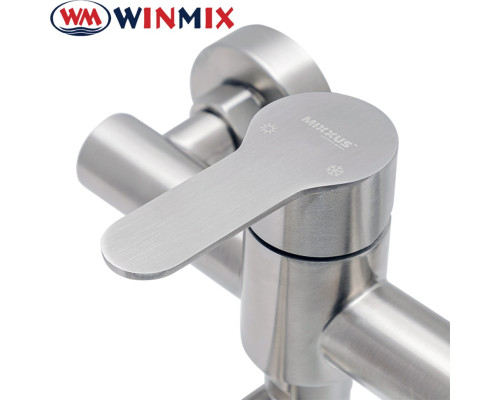 Смеситель для кухни от стены WINMIX DAX 005, Польша (нержавеющая сталь)