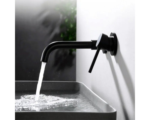 Смеситель встраиваемый черный Winmix SUS Black inner (Chr-111)