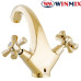 Смеситель для умывальника WINMIX Premium Retro Gold (Chr-161), Польша