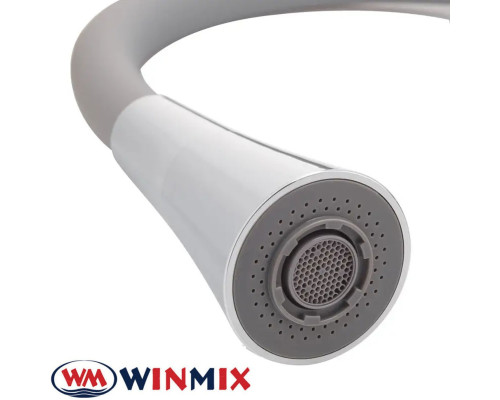Змішувач для кухні Winmix PREMIUM MATIS NUT REFLECTOR GRAY (Chr-011 T) з рефлекторним силіконовим виливом, Польща