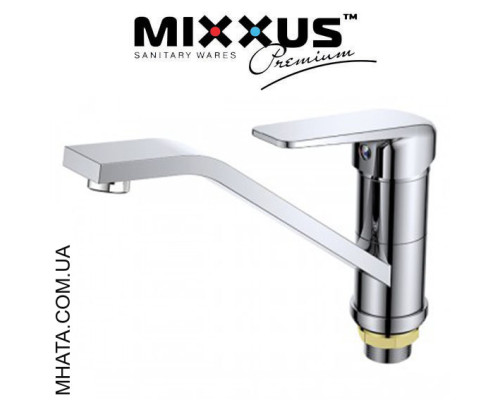 Змішувач для кухні ялинка на гайці 25 см Mixxus Oregon (Chr-555)