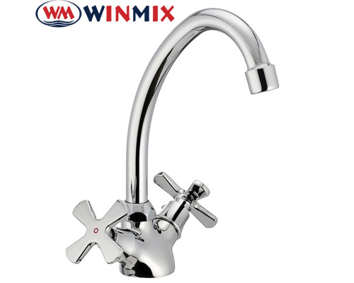 Смеситель для кухни ухо Winmix Premium Fobos (Chr-271), Польша