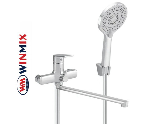 Змішувач для ванни довгий ніс Winmix Premium MATIS EURO (Chr-006), Польща