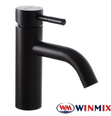 Змішувач для умивальника WINMIX Sus-001B Black (Chr-001-B), Польща (нержавіюча сталь)