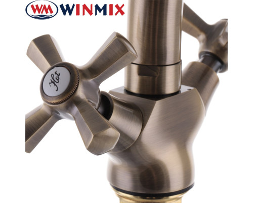 Змішувач для кухні ухо WINMIX Premium Retro Bronze (Chr-273), Польща