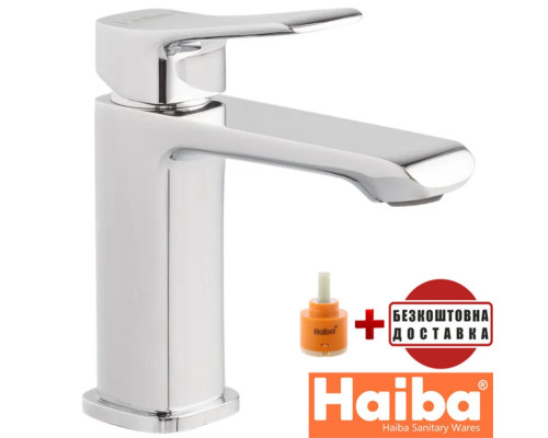 Змішувач для умивальника HAIBA BERGAMO NUT (Chr-001)
